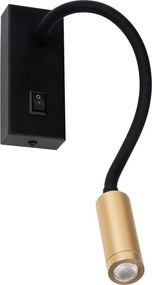 Kanlux 32519 - Lampada LED flessibile TONIL LED/3,3W/230V nera/dorata