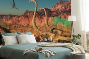 Carta da parati – Mondo dei dinosauri