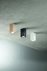 Plafoniera aloa attacco gu10 oro h.12cm ip20