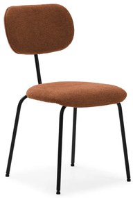 Sedie da pranzo in set color mattone 4 pz Dash – Marckeric