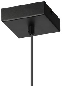 Lampadario a sospensione con filo ASTRID 1xE27/60W/230V opaco nero