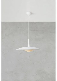 Lampadario bianco con paralume in metallo ø 57 cm Piny – Markslöjd