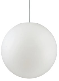 Sospensione Moderna Sole Alluminio Bianco 1 Luce E27 D50Cm