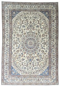 Nain Tappeto persiano 350x240 Beige (Iran) Annodato A Mano