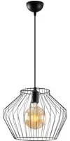 Lampadario in metallo nero vintage Vazo