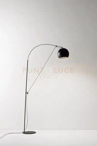 Piantana in metallo e alluminio  nero e oro pulley inclinabile 90° ...