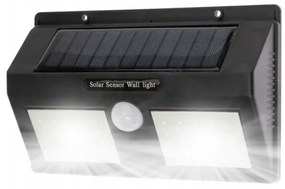 Lampada da parete solare a LED con sensore, LED da 1,2 W, 3,7 V, 1200 mAh, IP54