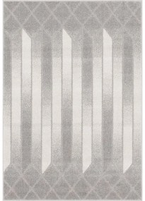 Tappeto grigio e crema 133x190 cm Lori - FD