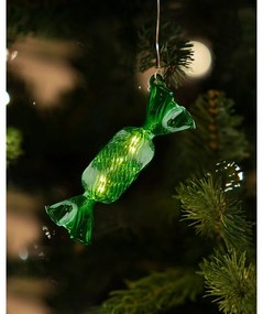 Decorazione natalizia luminosa verde a sospensione ø 1,5 cm Hannah – Sirius