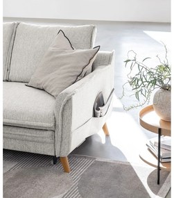 Divano letto angolare beige (angolo sinistro) Charming Charlie - Miuform