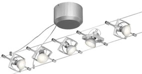 Paulmann 94133 - SET 5xGU5,3/10W Faretto MAC 230V cromo