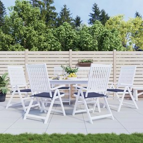 Cuscini Per Pallet 6 Pz Blu Marino 40x40x3 Cm İn Tessuto Oxford /