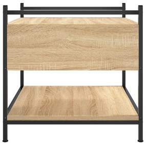 Tavolino da Salotto Rovere Sonoma 50x50x50 cm Legno Multistrato