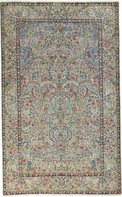 Kerman Tappeto 160x250 Beige (Iran) Annodato A Mano