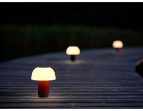 Lampada da tavolo dimmerabile a LED in alluminio arancione (altezza 22 cm) Harvest - Zone