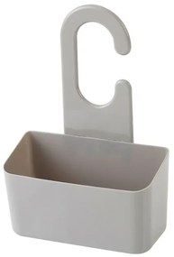 Portaoggetti doccia tortora in PVC gancio e fori di scolo per lacqua