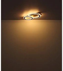 Globo 48038-40 - Plafoniera LED JAYDEN LED/40W/230V marrone