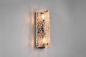 Lovis applique in rattan naturale h. 30cm