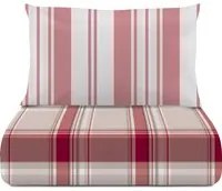 Set copripiumino singolo Design scozzese rosso