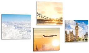 Set di quadri – Viaggio unico