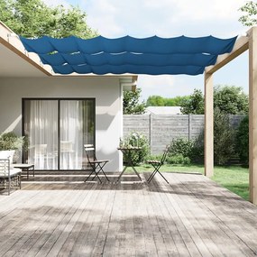 Paravento Verticale Blu 60x1200 Cm İn Tessuto Oxford /