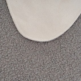 Pelliccia sintetica grigia 60x90 cm Sherpa - Casa Selección