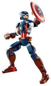 Capitan America Marvel personaggio da costruire Lego