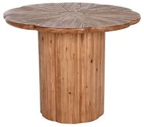 Tavolo da Pranzo Home ESPRIT Naturale Legno 100 x 100 x 77 cm