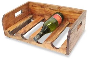 Set Portavini 4pz per 16 Bottiglie in Legno Massello Recuperato