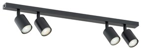 Lampadario da Soffitto FLASH 4 Black GU10