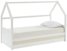 Letto a scomparsa a capanna 2 x 90 x 190 cm Abete Bianco - HURRA