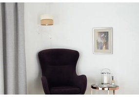 Brilagi - Applique ROYAL YUTE 1xE27/15W/230V + 1xG9/6W beige/color crema/bianco