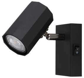 Globo 57918-1B - Faretto da parete JAMES 1xGU10/25W/230V nero