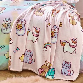 Coperta per bambini rosa in vello 130x170 cm Forever Together – Catherine Lansfield