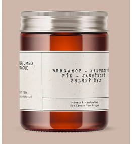 Candela in cera di soia profumata tempo di combustione 40 h #46 Bergamot, Jasmine, Opuncia – Perfumed Prague