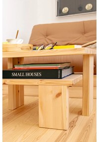 Tavolino da salotto di colore naturale in pino massiccio 45x68 cm Japan – Karup Design