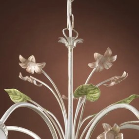 ONLI - Lampadario a sospensione con catena BOTTON DORO 5xE14/6W/230V