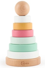 Bieco - Torre impilabile in legno - berry