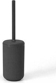 Portascopino grigio in plastica rigida cannettata Arizona