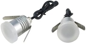 Faretto LED 1W IP65 Tondo Luce Diffusa - Professional Colore Bianco Naturale 4.000K