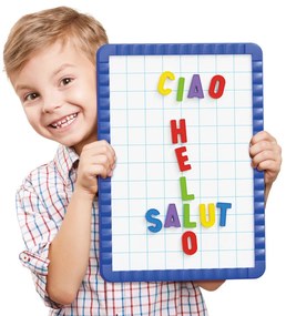 Magnetino Letters Starter Set - Lavagna con lettere magnetiche - 48 magneti