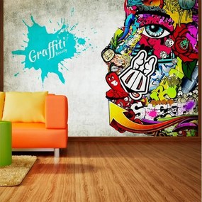 Fotomurale adesivo  Graffiti beauty  Larghezza x Altezza Home decor 245x175