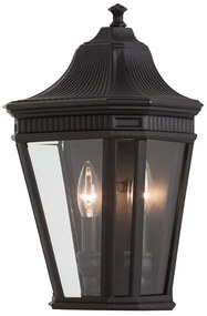 Applique classico chic da esterno FE-COTSLN7-BK nero IP44 2X E14 ELSTEAD
