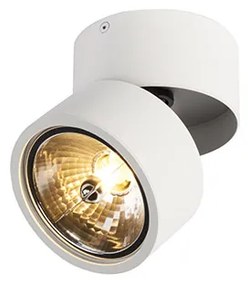 Faretto moderno bianco rotondo orientabile - Go Nine