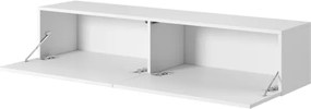 Mobile TV Sospeso 140 Cm Cannettato 2 Ante Bianco Opaco Bali