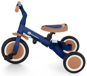 PETITE&amp;MARS - Triciclo per bambini 5in1 TURBO Enigmatic Blue