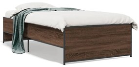 Giroletto Rovere Marrone 90x200 Cm Legno Multistrato E Metallo /