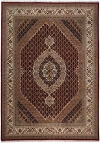Tabriz Tappeto 250x350 Blu (Indian) Annodato A Mano