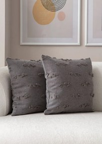 Federe decorative in set 2 pz 43x43 cm Tuffet – Mioli Decor