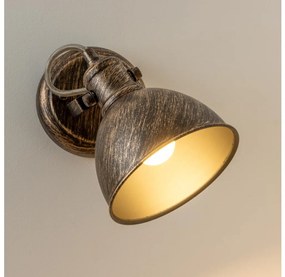 Brilagi - Faretto da parete TECHNO 1xE27/60W/230V bronzo/patina